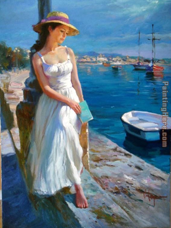 At 0The Harbor eml painting - Vladimir Volegov At 0The Harbor eml art painting